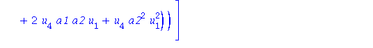 action := [x = a1*x+a2*u[0]+t1, u[0] = a3*x+a4*u[0]+t2, u[1] = (a3+a4*u[1])/(a1+a2*u[1]), u[2] = (-a2*a3+a4*a1)*u[2]/(a1+a2*u[1])^3, u[3] = (-a2*a3+a4*a1)*(-3*u[2]^2*a2+u[3]*a1+u[3]*a2*u[1])/(a1+a2*u[...