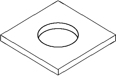 square washer