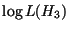 $\displaystyle \log L(H_{3})$